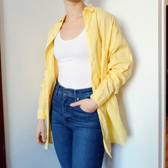 Oversize yellow shirt - Picture 4 of 5